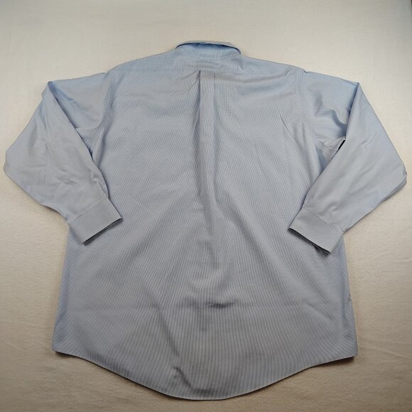 Brooks Brothers Traditional Fit Shirt Mens 17-34 Blue Button Down Non Iron - Picture 2 of 6